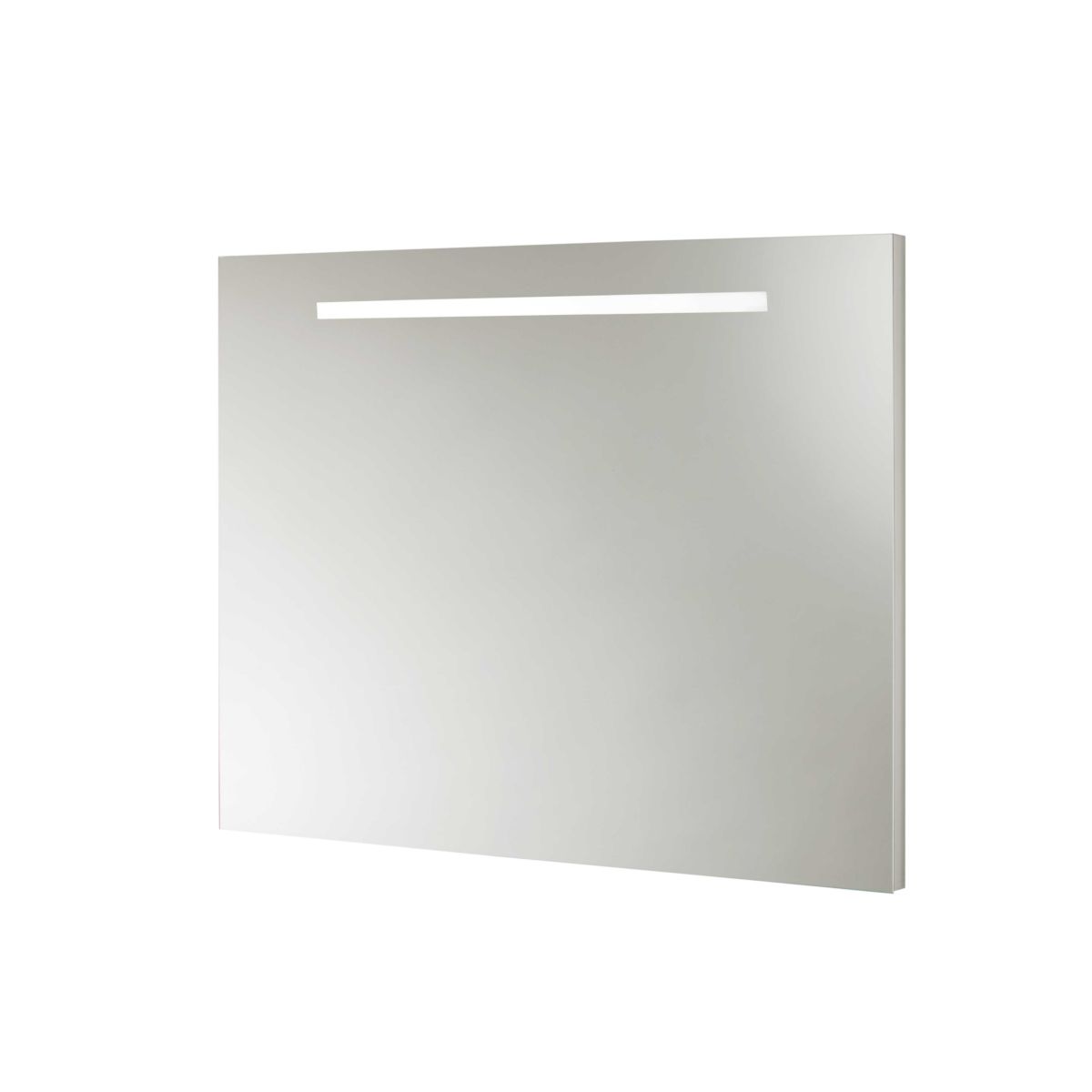Specchio con telaio e fascia satinata con illuminazione a LED di Mirella Tanzi