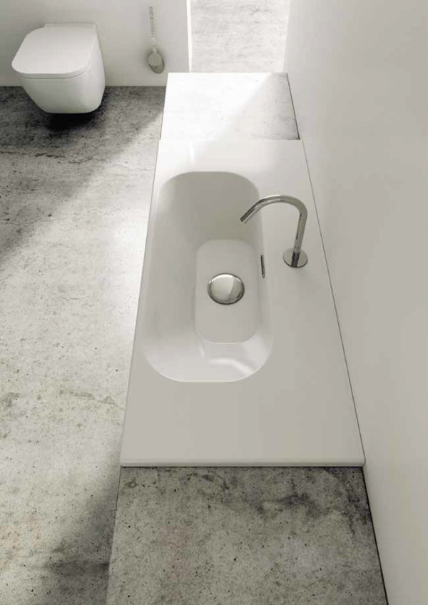 lavabo 90x39 f50 Ceramica Domus Falerii